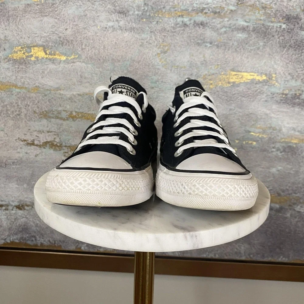 Converse Chuck Taylor All Star 2 Shoes Womens Size 9 Black Low Top Sneakers - Picture 3 of 10